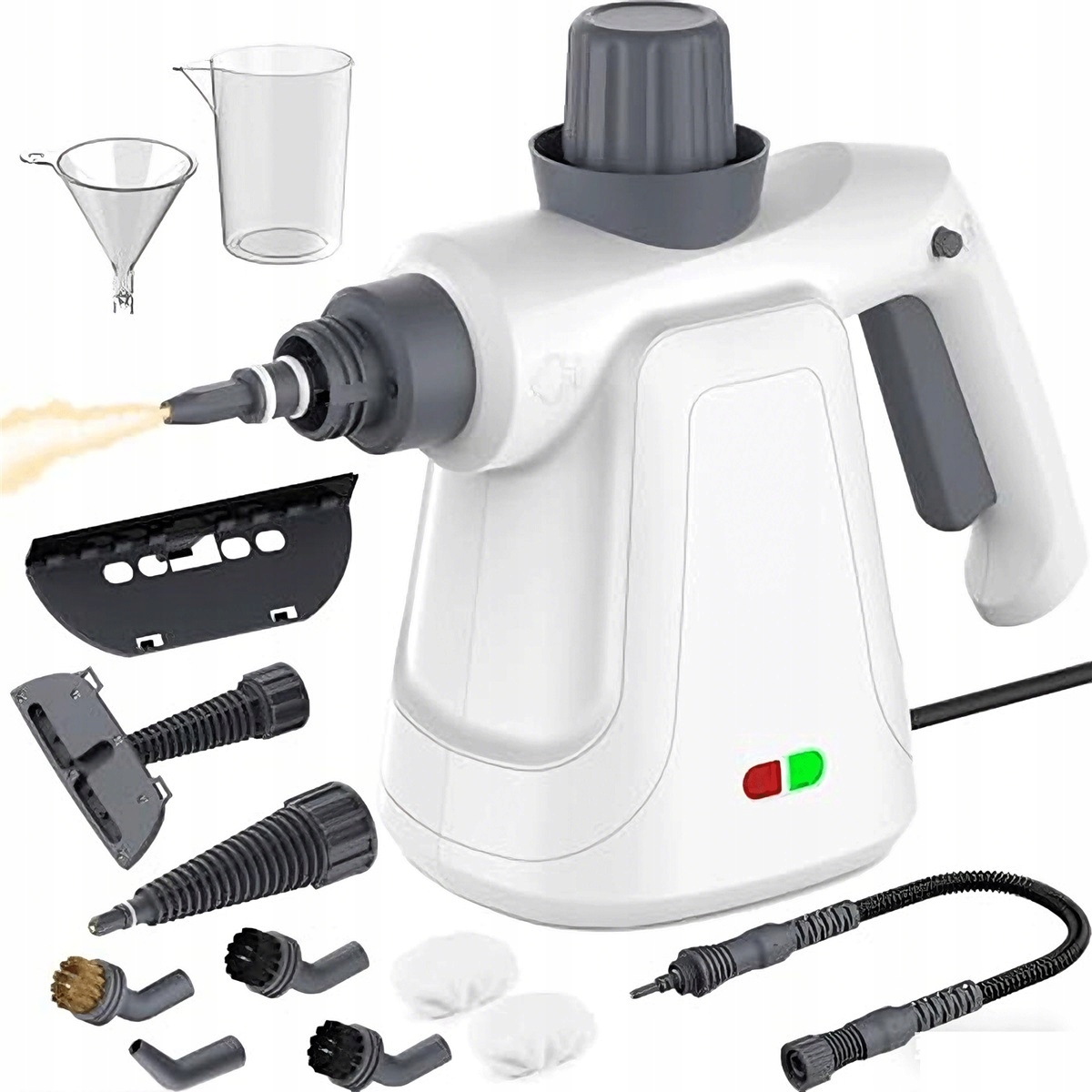 Parownica Ręczna Z Pojemnikiem 350ML I 14 Akcesoriami Do Materaców