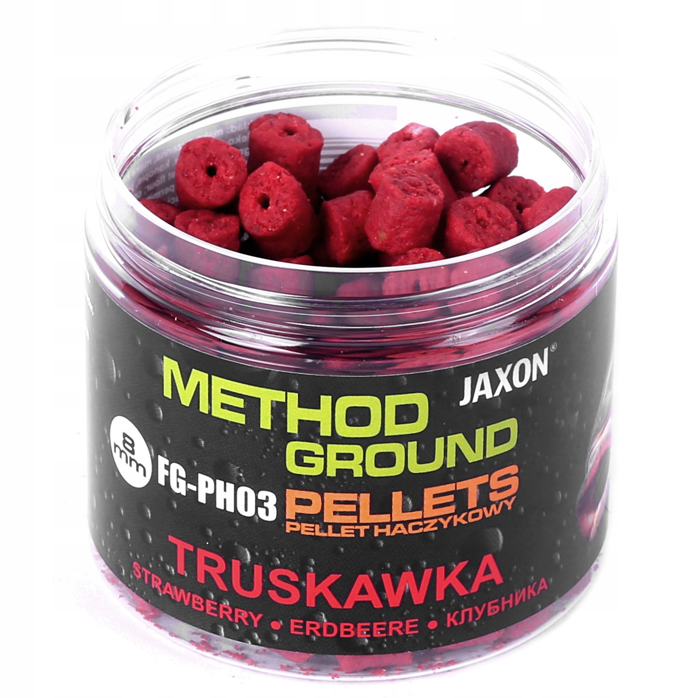 Pellet Haczykowy METHOD 8mm TRUSKAWKA JAXON 100G