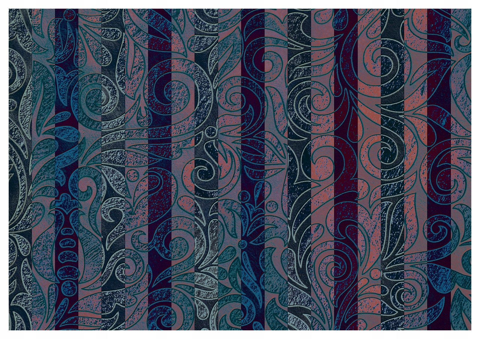 Fototapeta Kvety Art Deco Vinylové pruhy 416x254 lepidlo