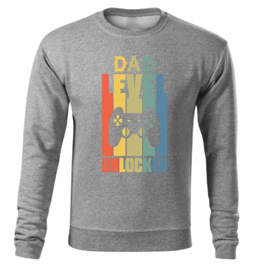 

Męska Bluza Bez Kaptura Dad Level Unlo Xs-xl Tu L