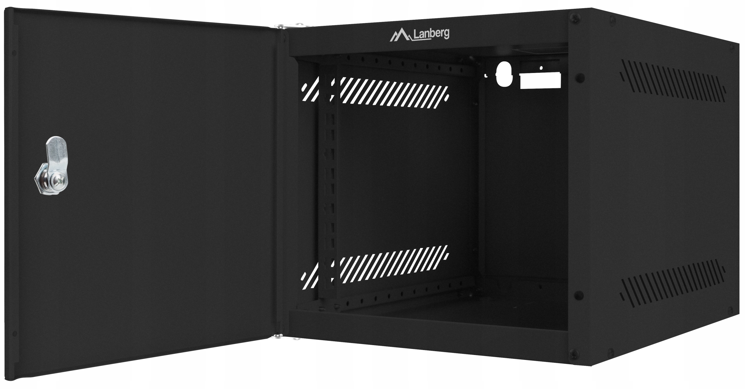 Szafa Rack Wisząca Instalacyjna Serwerowa Metal 10" Cali 4U Drzwi Lanberg