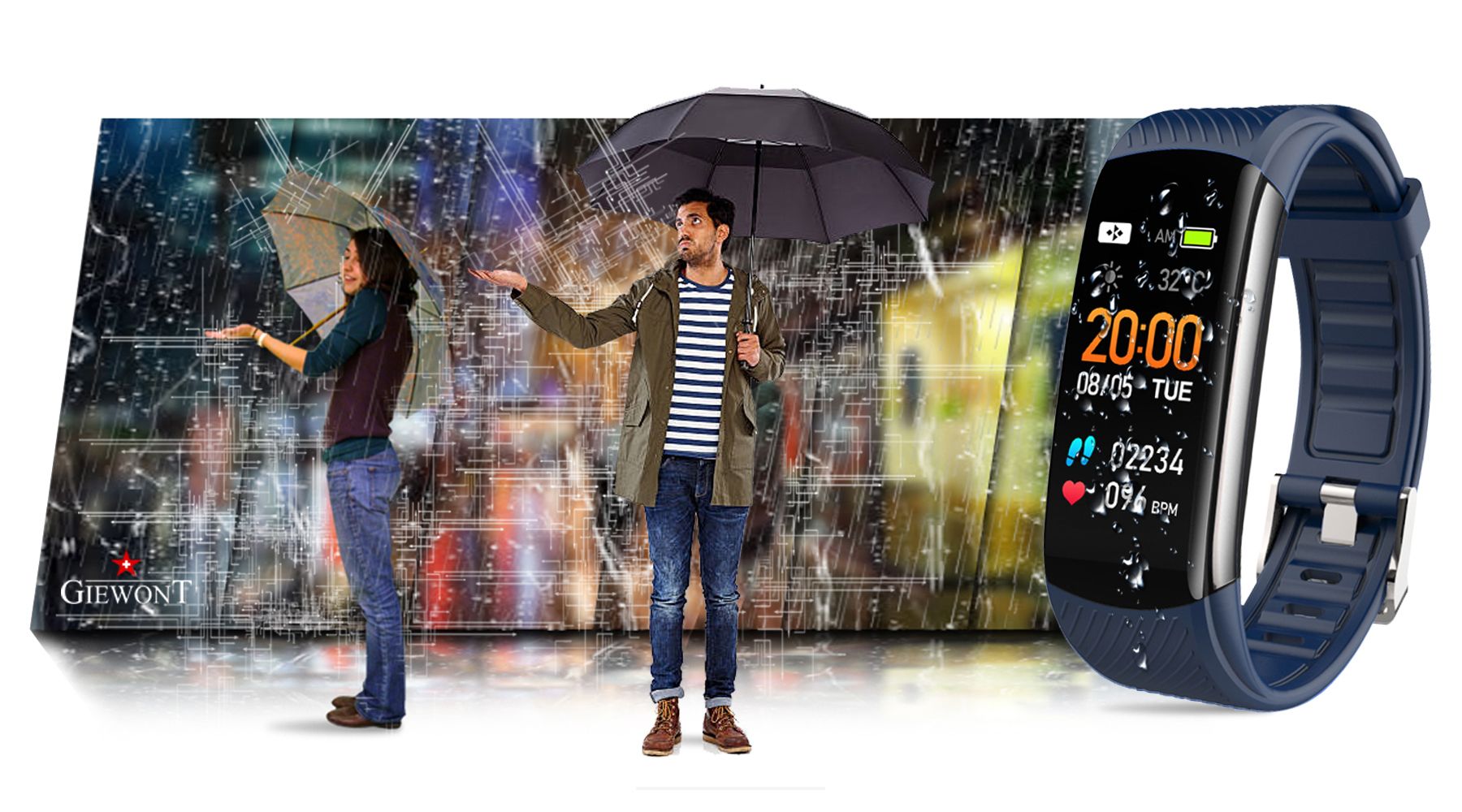 SMARTBAND dla CHŁOPCA NA KOMUNIE+DODATKOWY PASEK Materiał paska guma