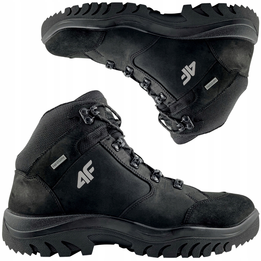 4F MĘSKIE BUTY TREKKINGOWE WODOODPORNE CIEPŁE TRAPERY GÓRSKIE r. 44