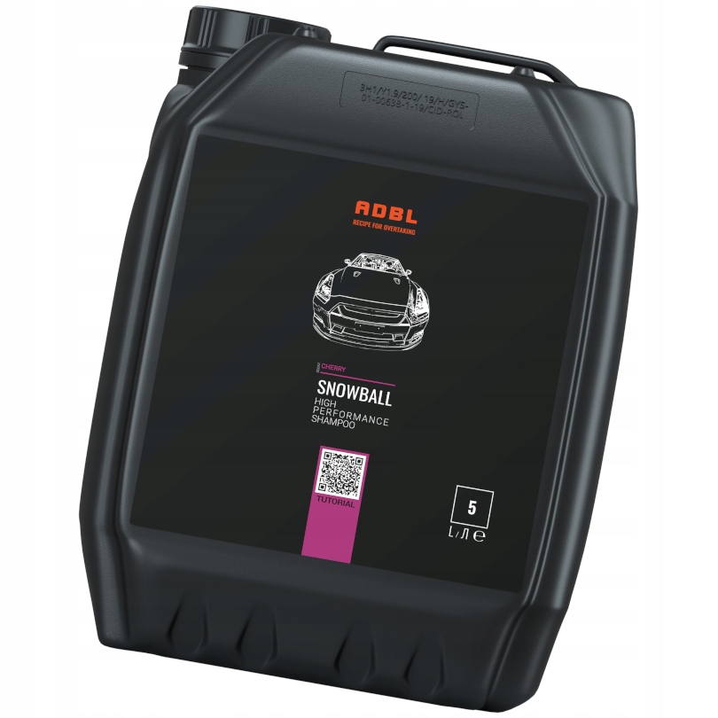 Adbl Snowball 5L Szampon Do Mycia Auta Samochodu Neutralne pH Gęsta Piana