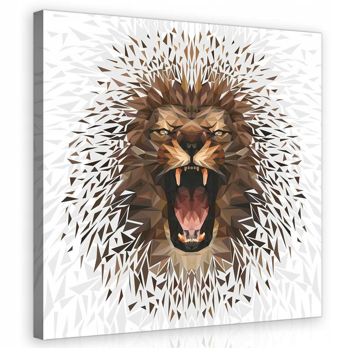 Obraz Na Plátně Canvas 80x80 Lev Řev Grafika