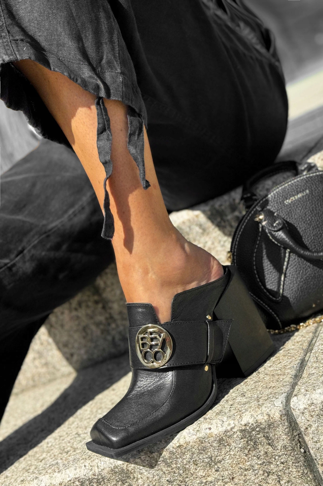 Beyco kl1 sandał czarny 36-41 Rozmiar 40