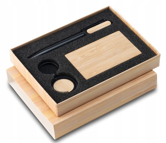 ZESTAW UPOMINKOWY WIZYTOWNIK BRELOK DŁUGOPIS