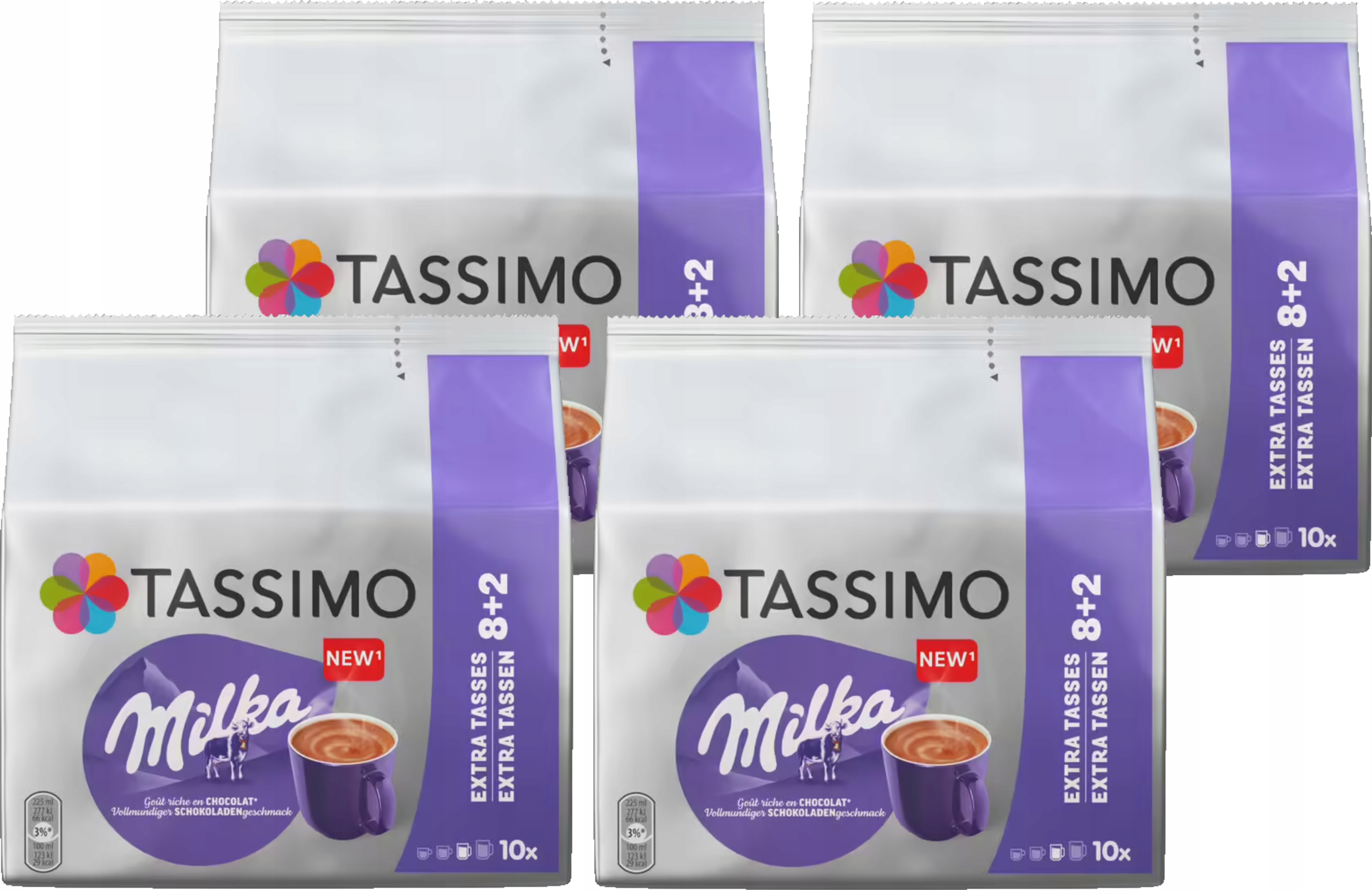 Levně Kapsle Tassimo Milka 4 x 10 kusů
