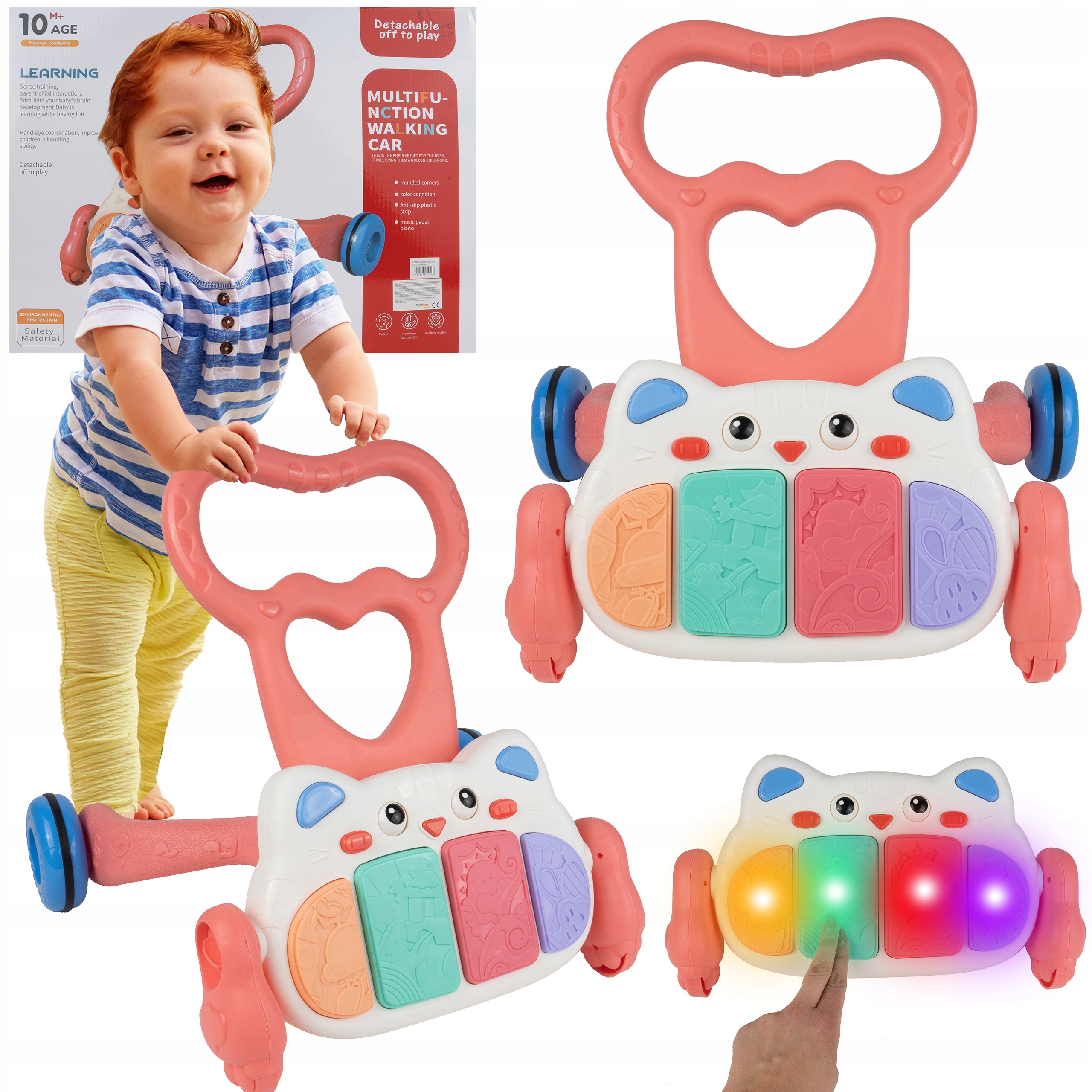 

Chodzik Pchacz Muzyczny Kotek Pianinko Projektor