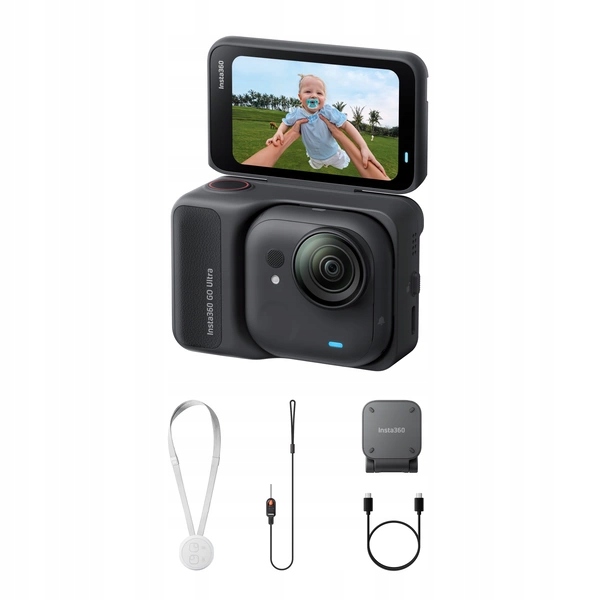 Insta360 Go Ultra Standard Bundle Športová kamera 4K 53g Čierna