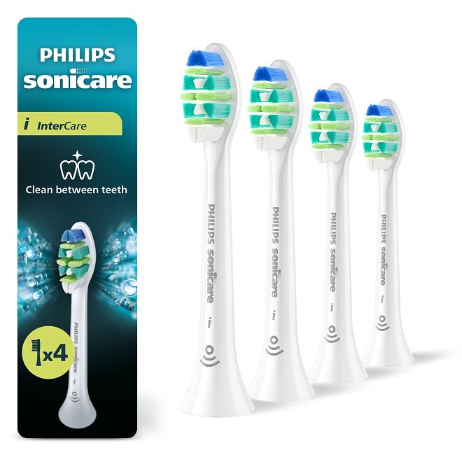 Końcówki Philips Sonicare InterCare 4 szt roczny zapas HX9004/87