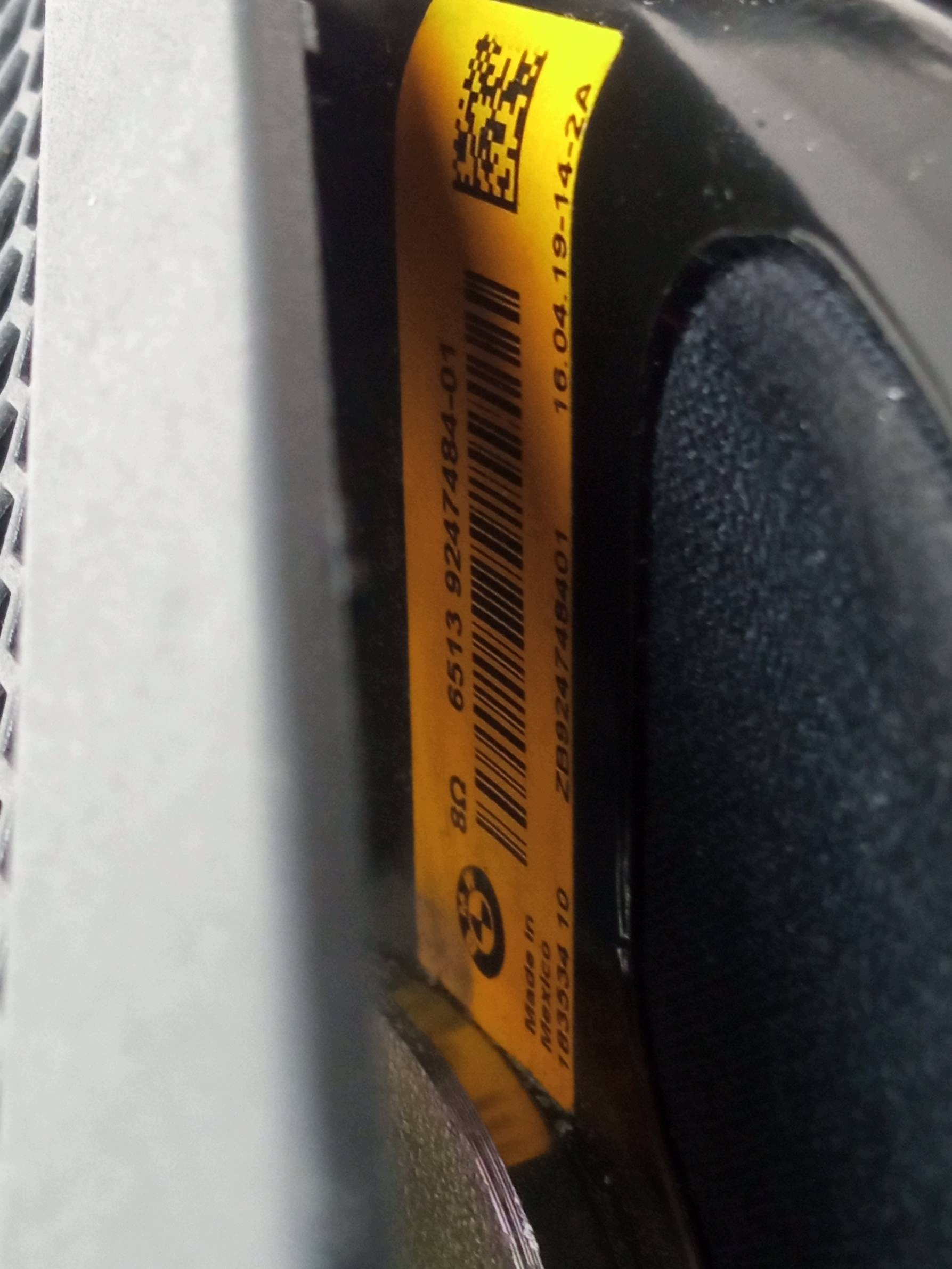 speaker 9247484 Bmw X6 II (2014-2019) F16