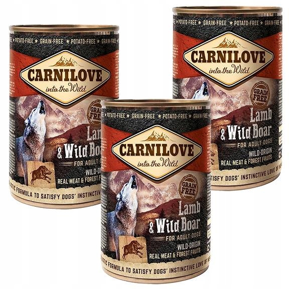 Carnilove Z Jagnięciną I Dziczyzną Dla Psa 6x400g