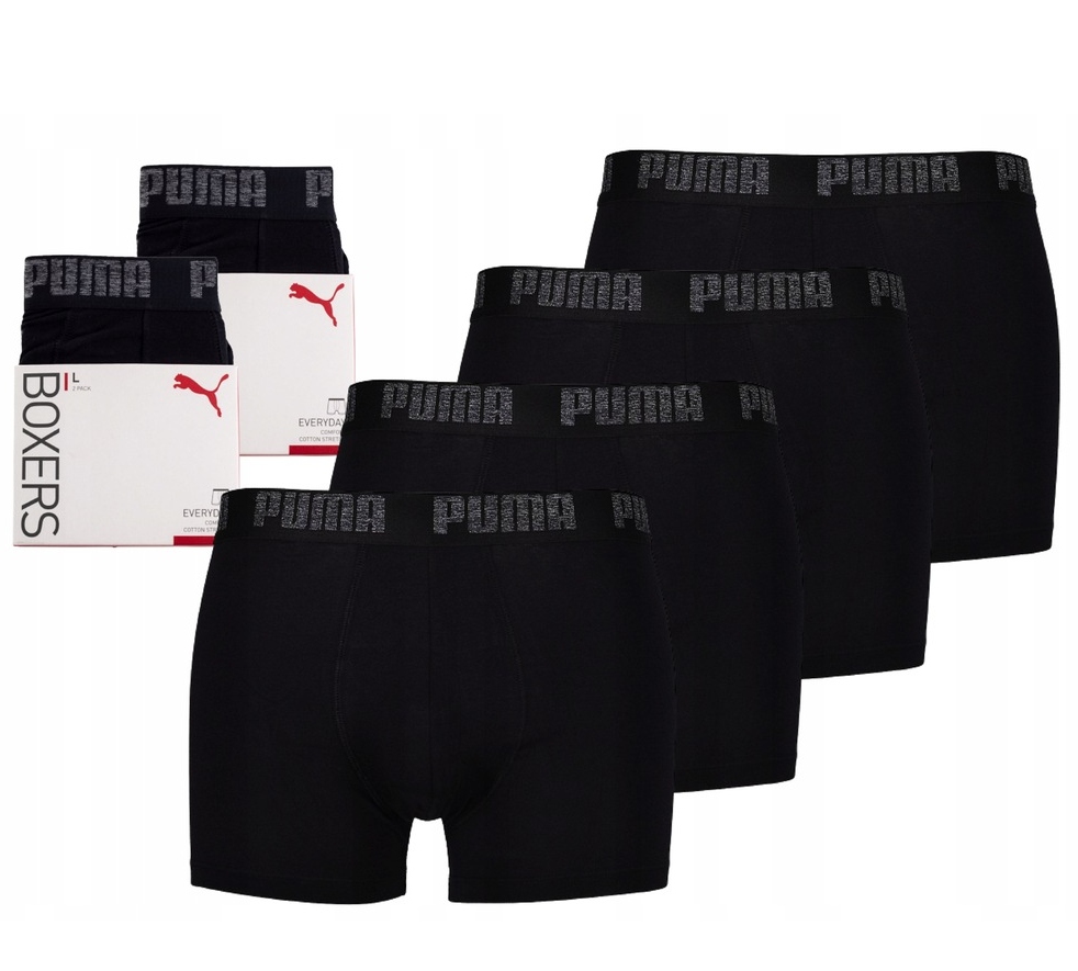 Pánské boxerky slipy Puma basic Bavlna 4PAK S