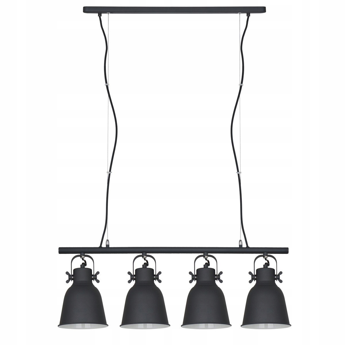Závesná lampa Lavare MD-HN82608-4-BK+WH Italux Moderná stropná lampa