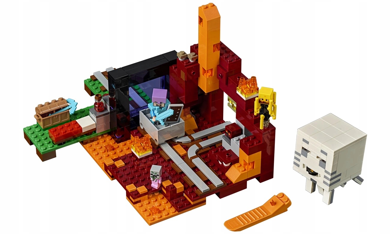 LEGO MINECRAFT 21143 PORTAL DO NETHERU KLOCKI Liczba elementów 470 szt.