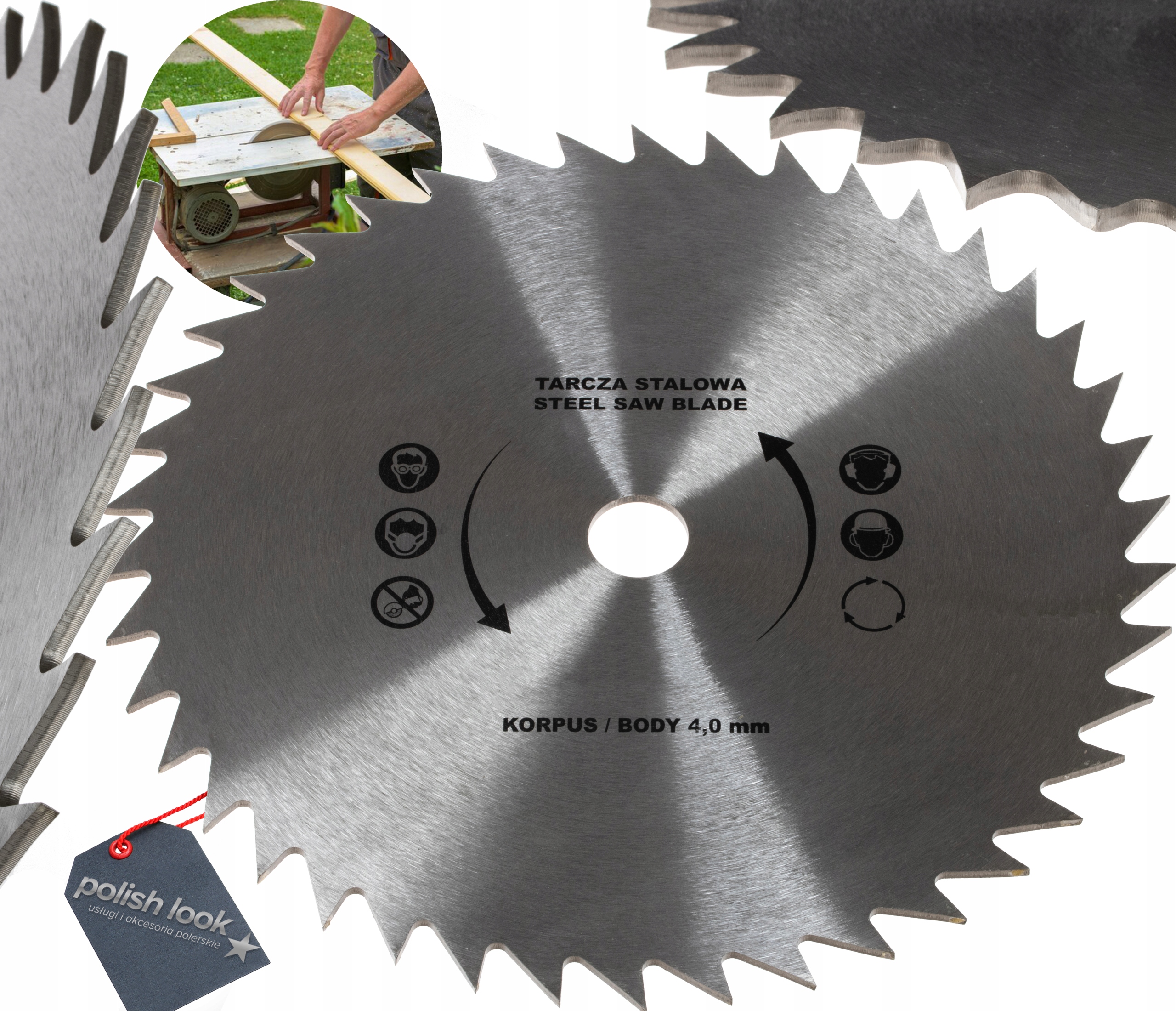 Tarcza cięcia drewna piła tarczowa krajzegi 550 x 32 30 25 42T Gruba 4mm