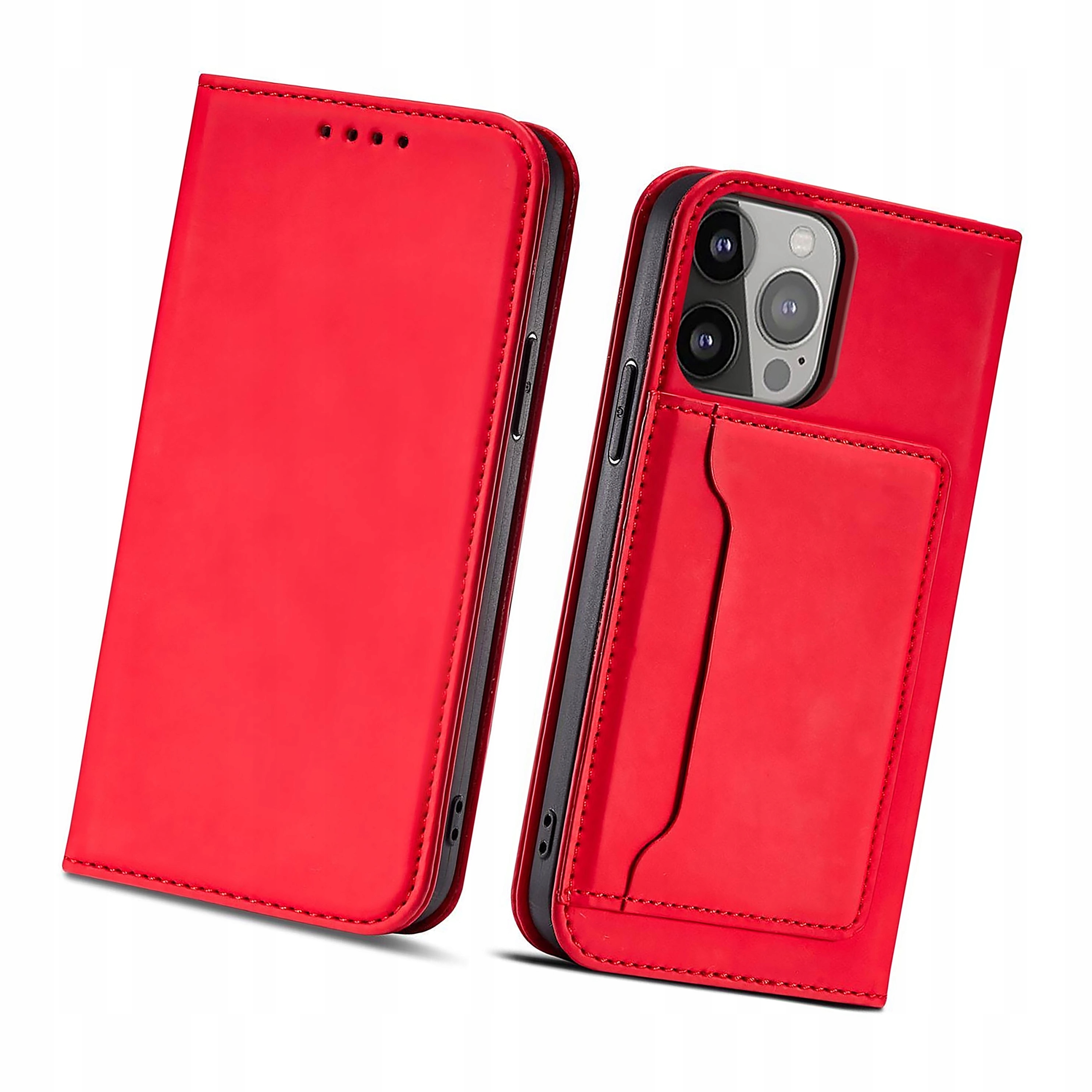 Magnet Card Case etui iPhone 14 Plus pokrowiec z klapką portfel podstawka