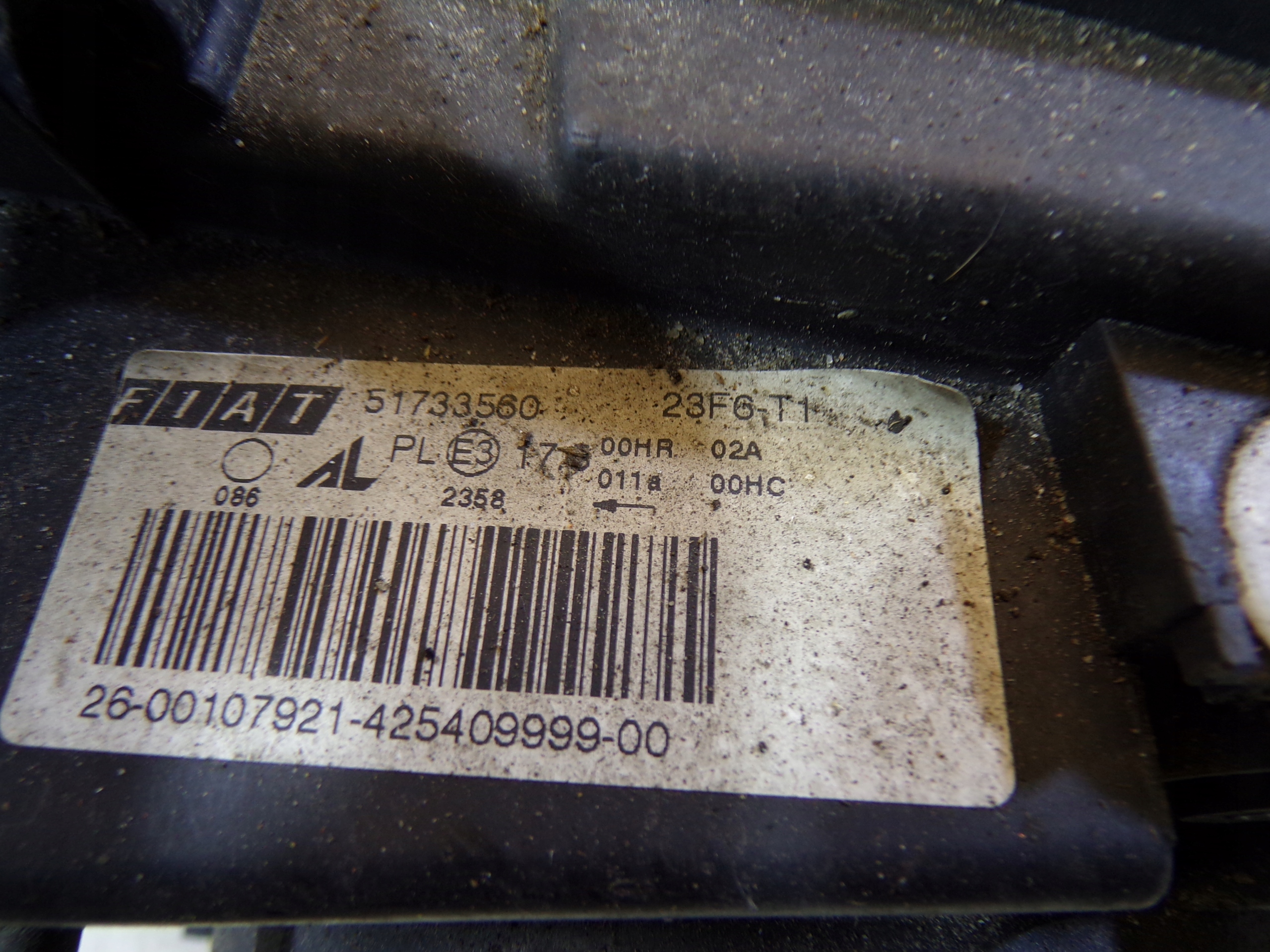 light front front right FIAT CROMA 2 II (K)