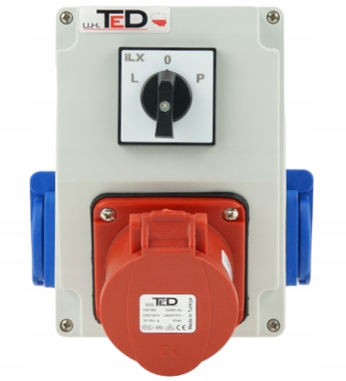 Rozvaděč Combopol Set 400V 16A/5P 2 x 250V S Vypínačem L.o.p