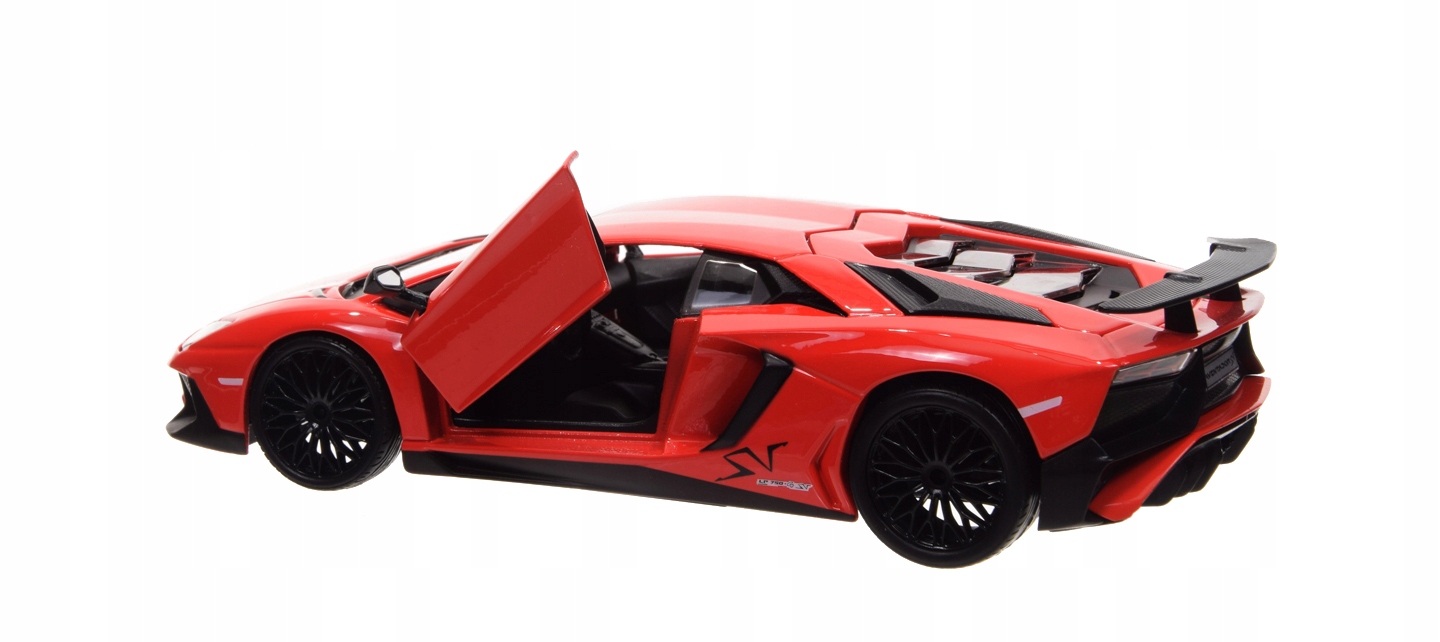 BURAGO 1:24 LAMBORGHINI AVENTADOR MODEL METAL Wiek dziecka 3 lata +