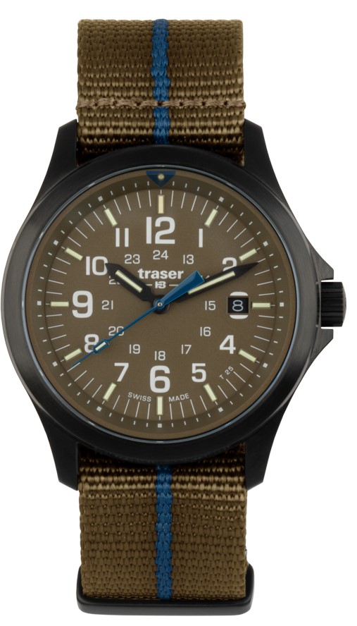 Nové Originální Pánské Hodinky Traser TS-111074 Khaki P67 gravírování data