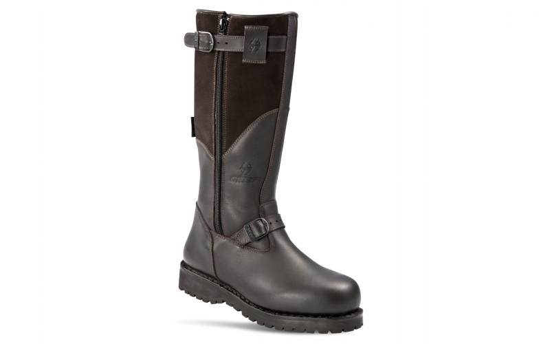 Wysokie buty trekkingowe Crispi Finland Zip Sol Gtx męskie brązowe roz. 44