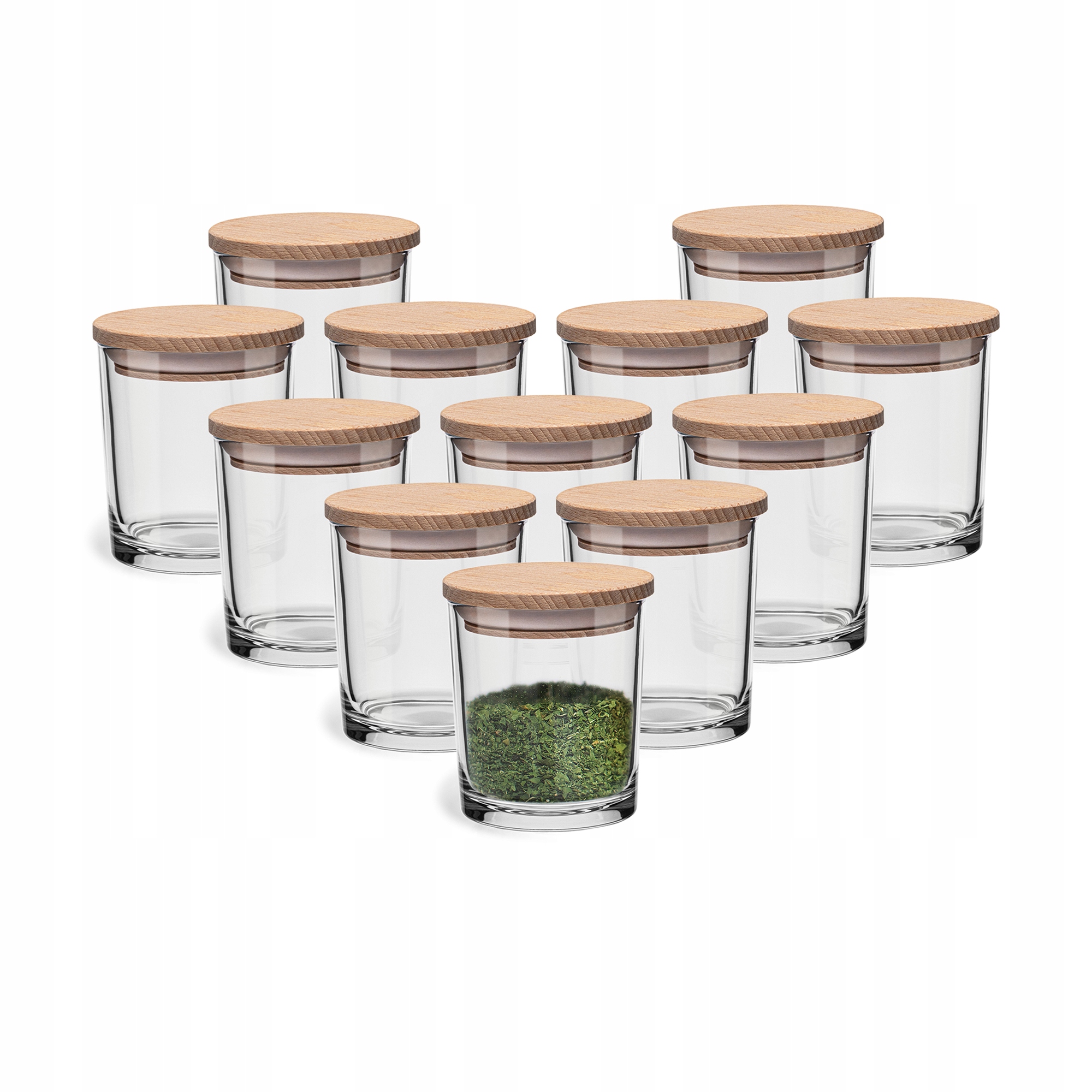 Pojemniczki Na Przyprawy Słoiczki 12x245 ml Polskie Szkło Glasset Frisk