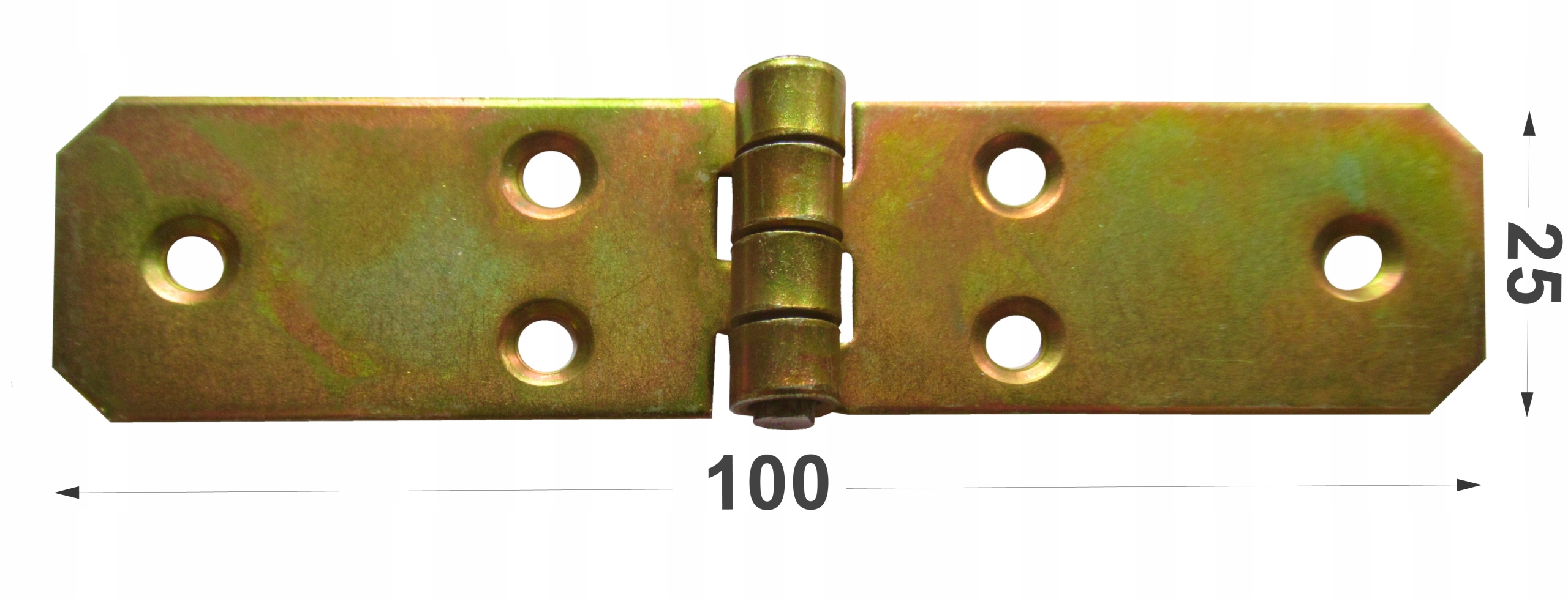 ZAWIAS BUDOWLANY SPLATANY DO DRZWI 25 x 100 OCYNK Rodzaj zawias