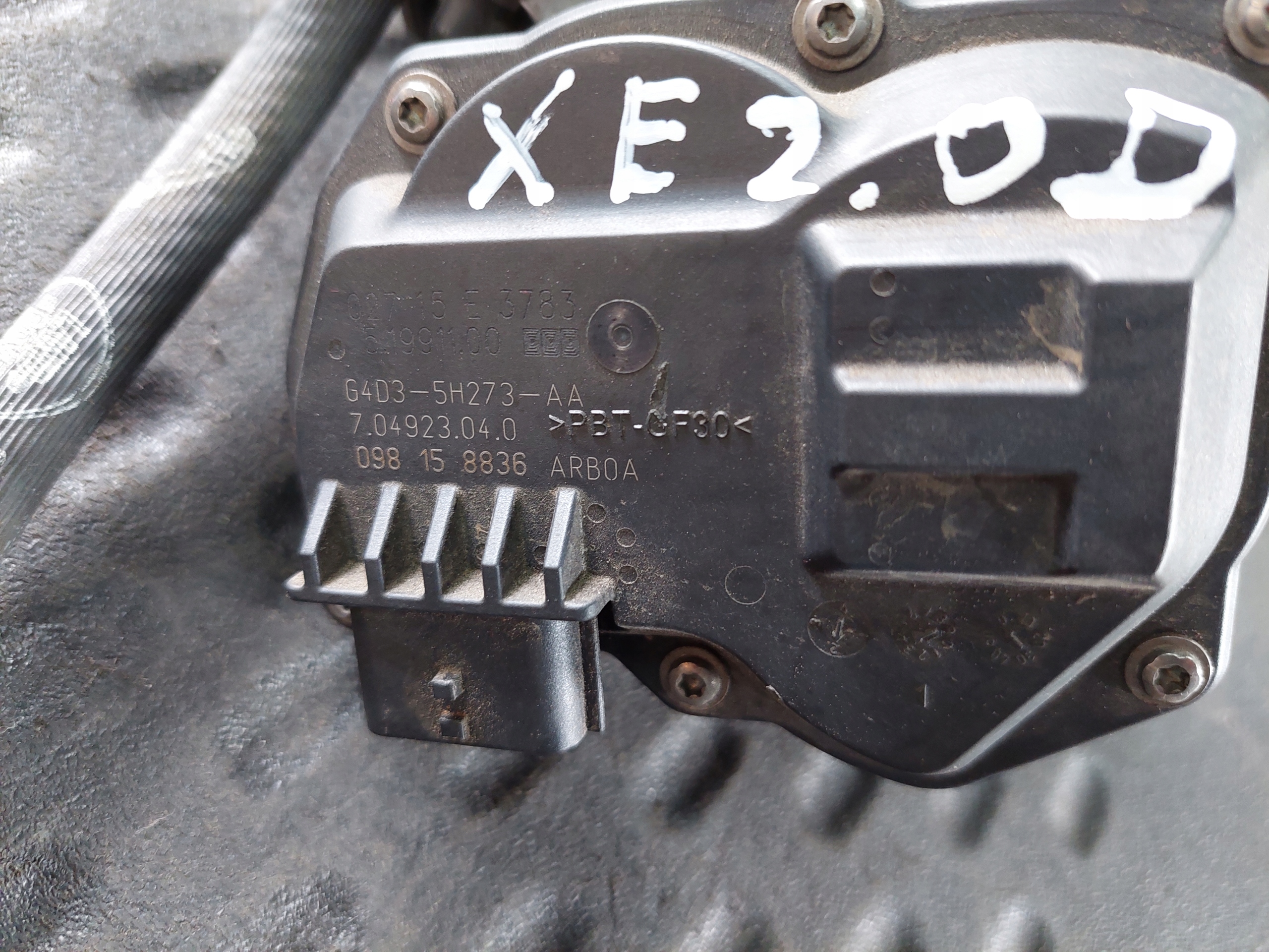 klapna gasa G4D3-5H273-AA JAGUAR XE X760 2.0 D