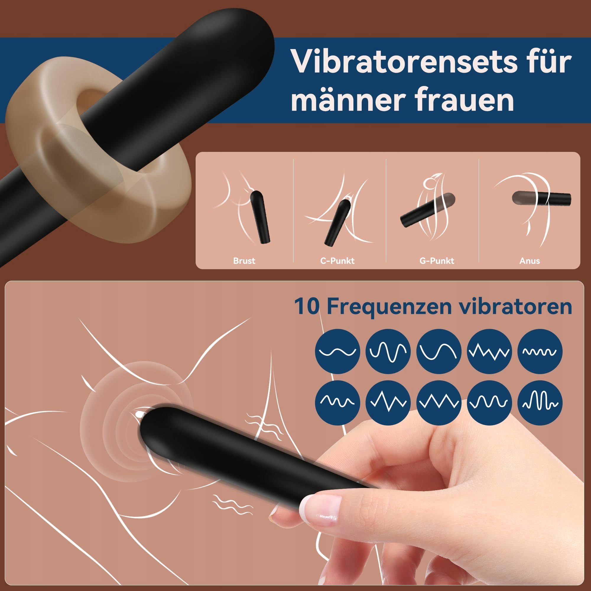 REALISTISCHE Masturbator Dla Mężczyzn 10 Trybów Wibracji — miniatura 3