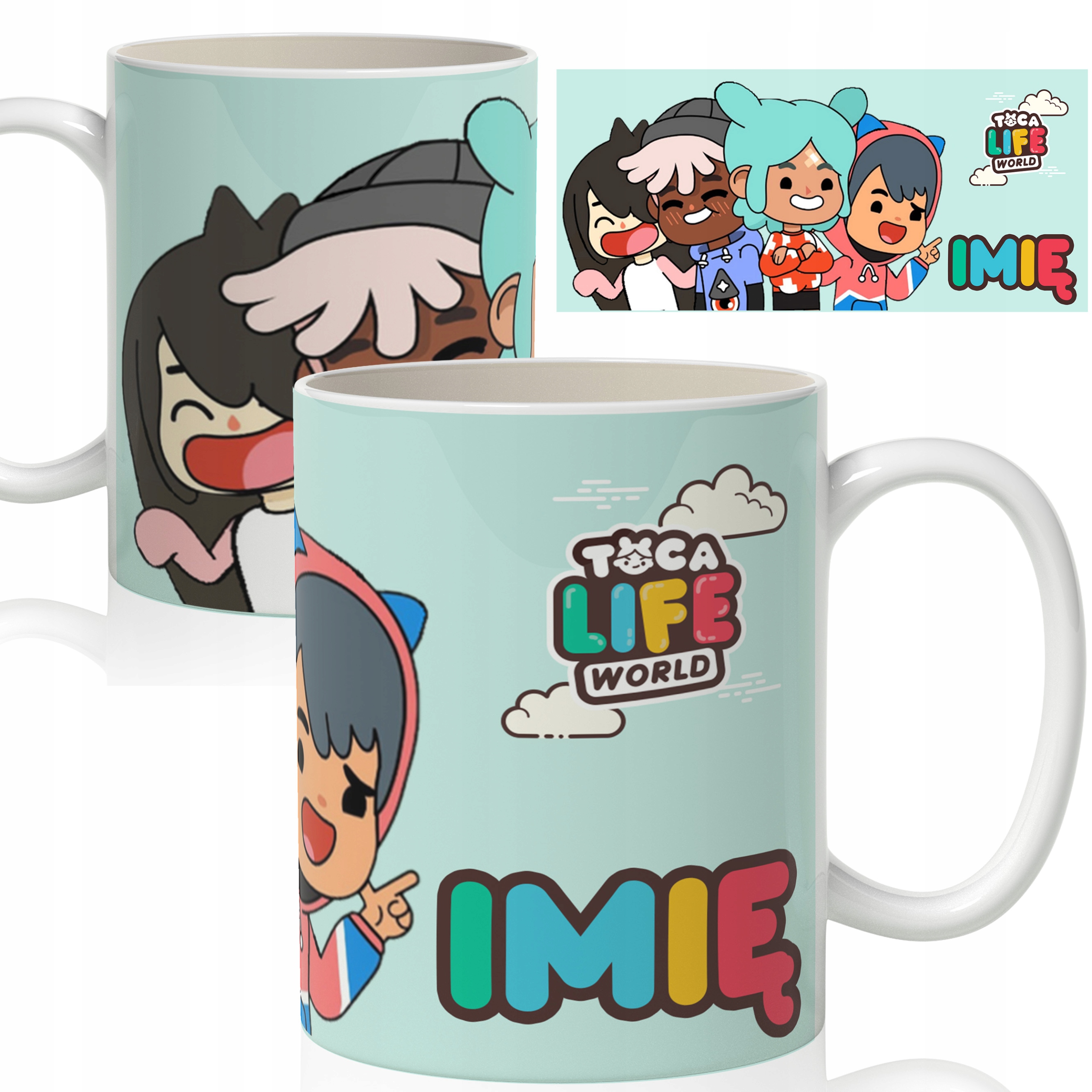 

Kubek dla Dzieci Toca Boca Life World Imię