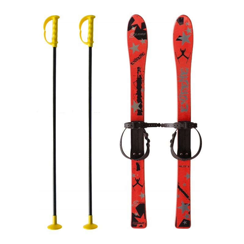 Narty 90cm Kijki Baby Ski Pbh Marmat