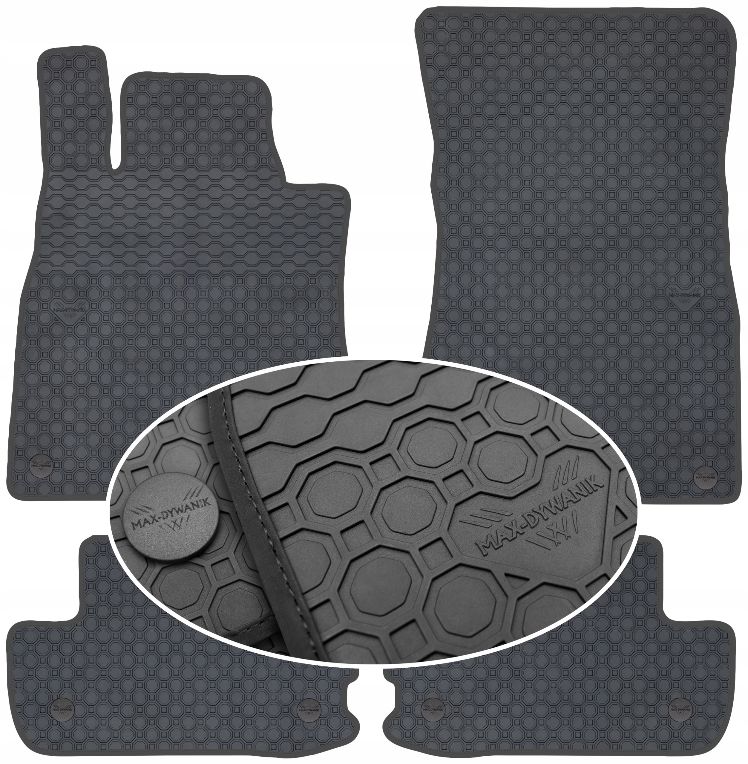 S-Klasa W222 Coupe 2013-2020 Koberce Čierne