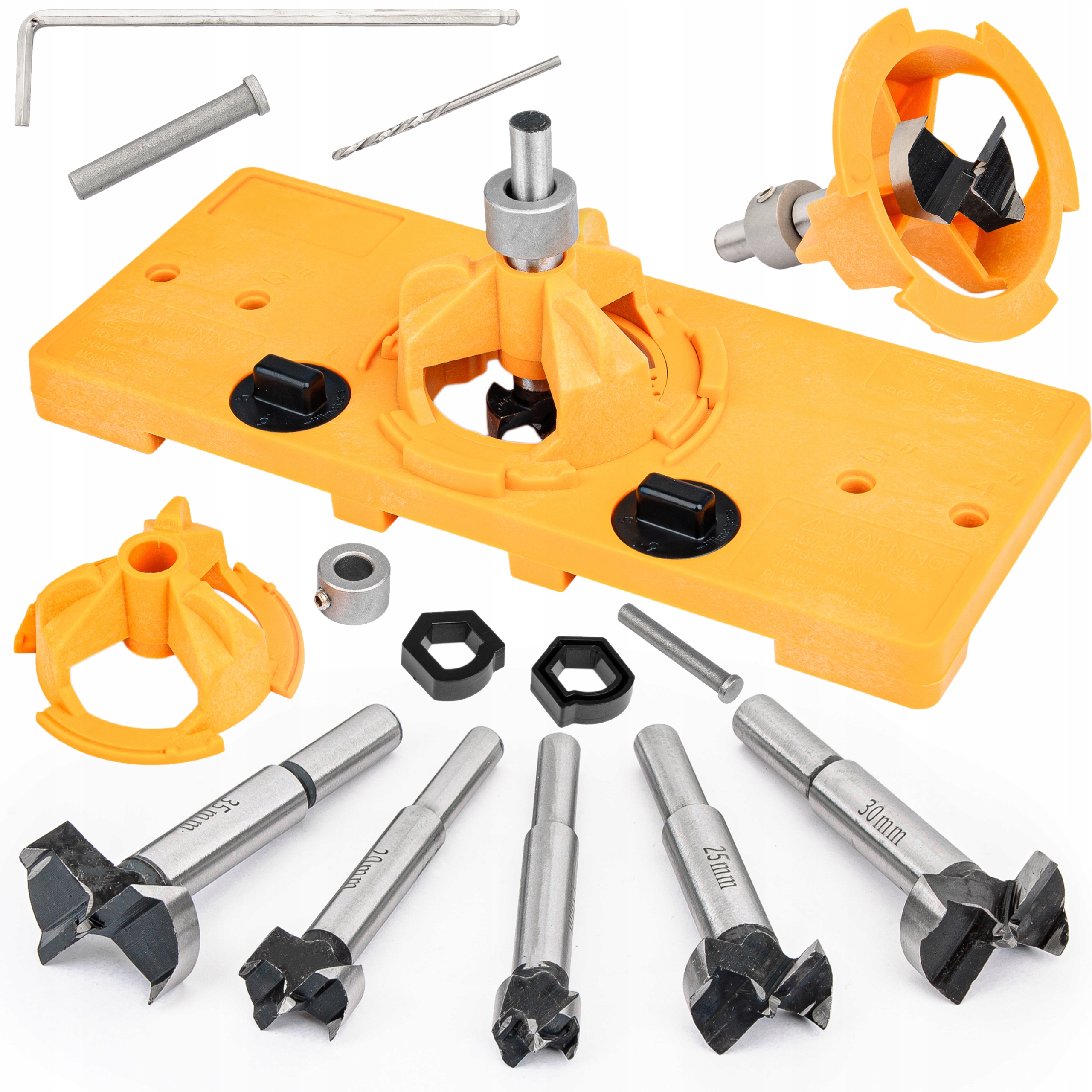 SZABLON DO WIERCENIA OTWORÓW POD ZAWIASY 15-35