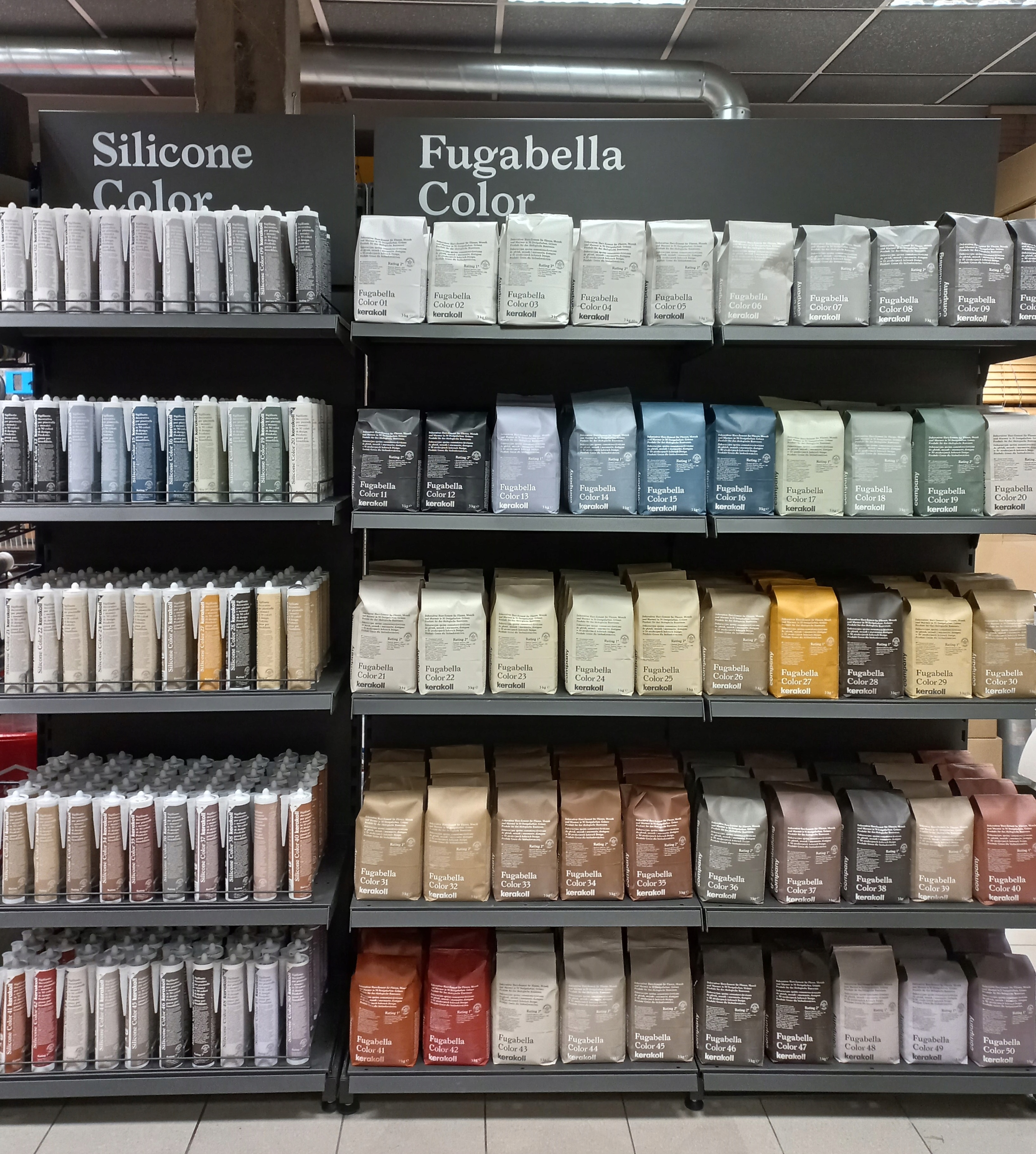 Fuga elastyczna Kerakoll 3 kg kolor 11 Gama kolorystyczna czerń