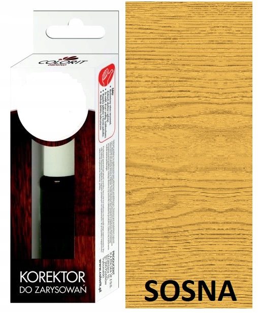 

Colorit Korektor Do Zarysowań Na Drewnie 7ML Sosna