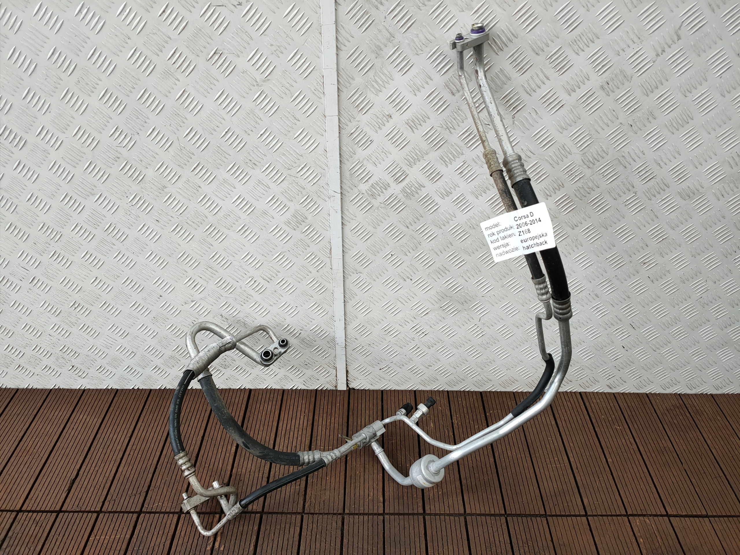 OPEL CORSA D 06-14 1.2 16V PRZEWODY KLIMATYZACJI RURKI WĘŻE EUROPA OE