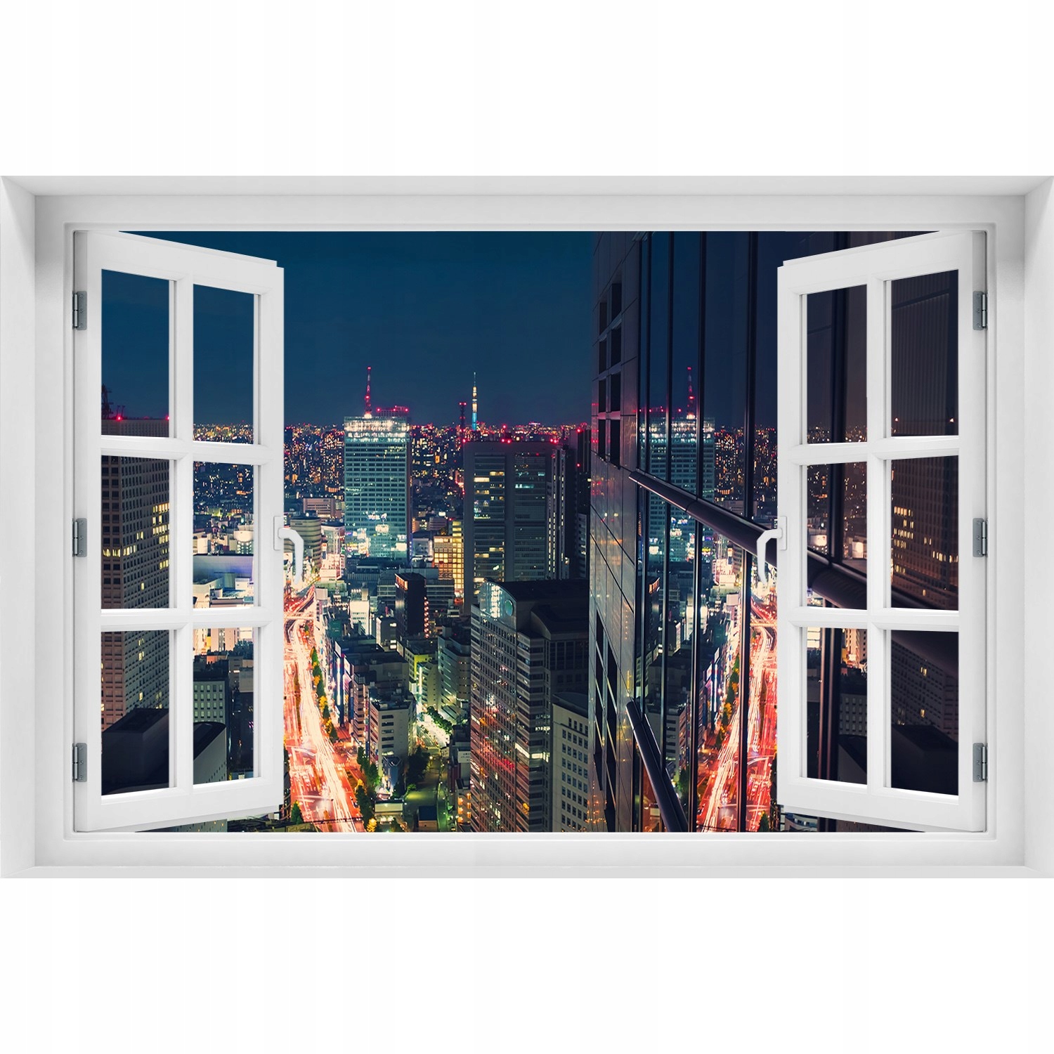 

Naklejka na ścianę 3D Okno Tokio Japonia 150x100