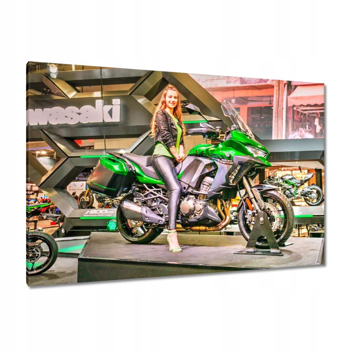 Obrazy 120x80 Dívka na motocyklu Motor