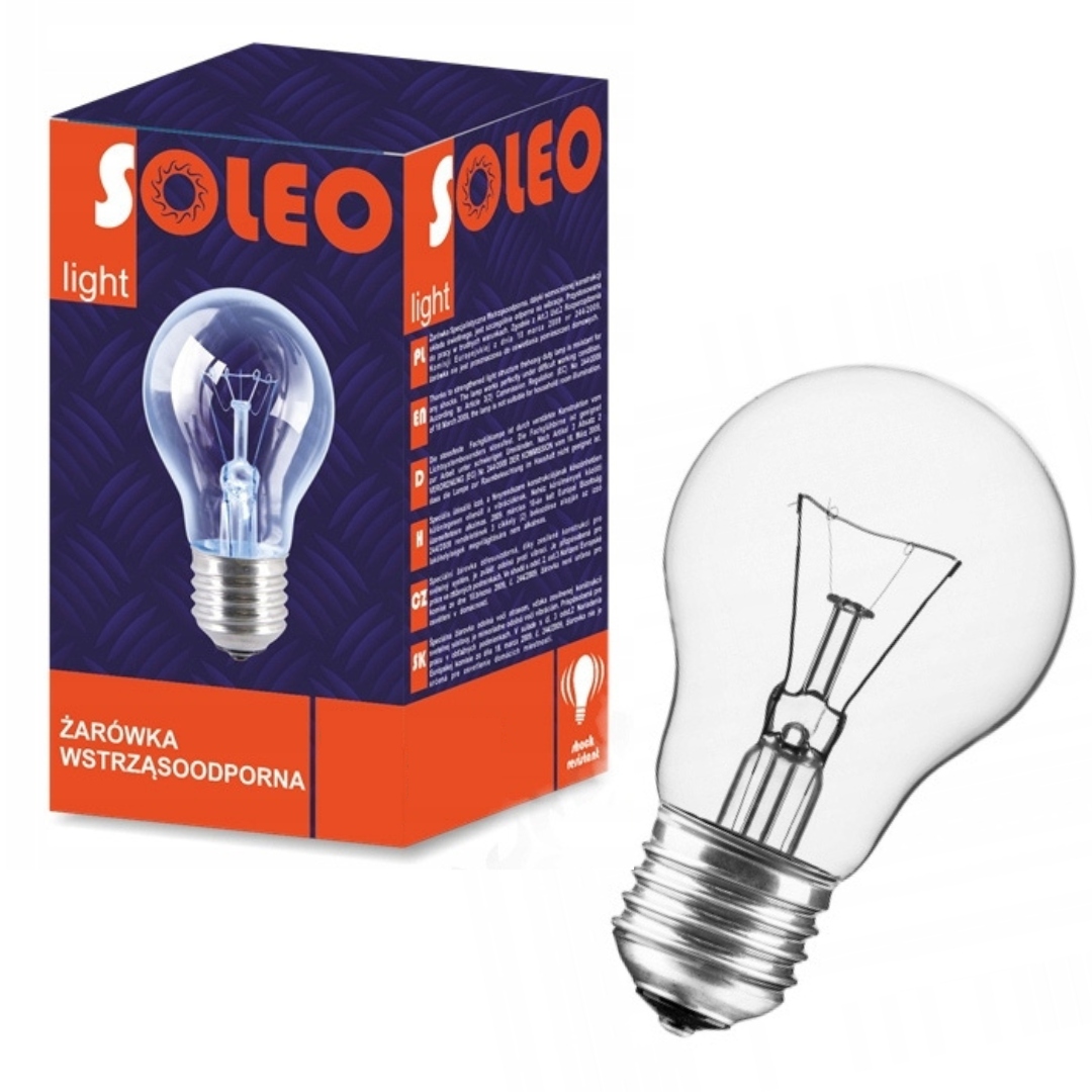 

Żarówka Tradycyjna E27 230V 200W 3040LM Soleo Duża