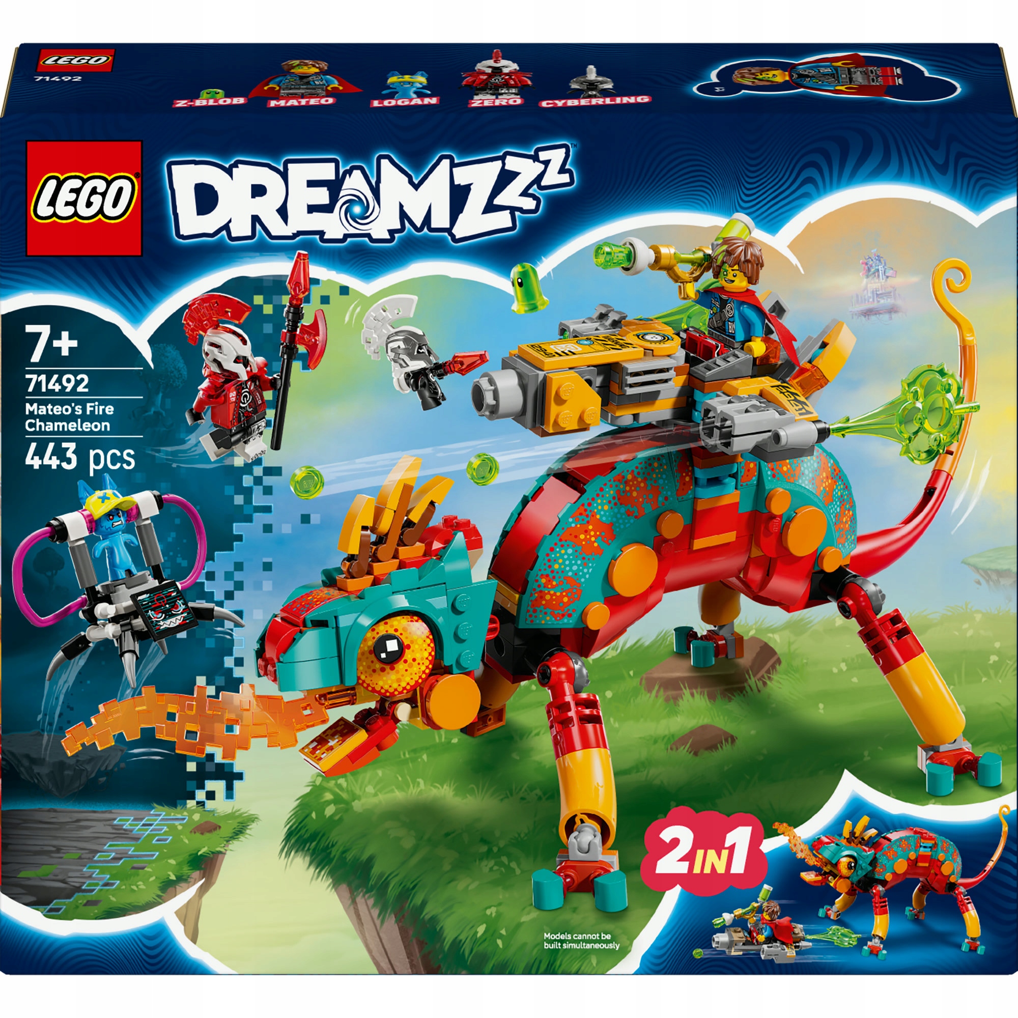 Lego DREAMZzz 71492 Ohnivý chameleon Mateo