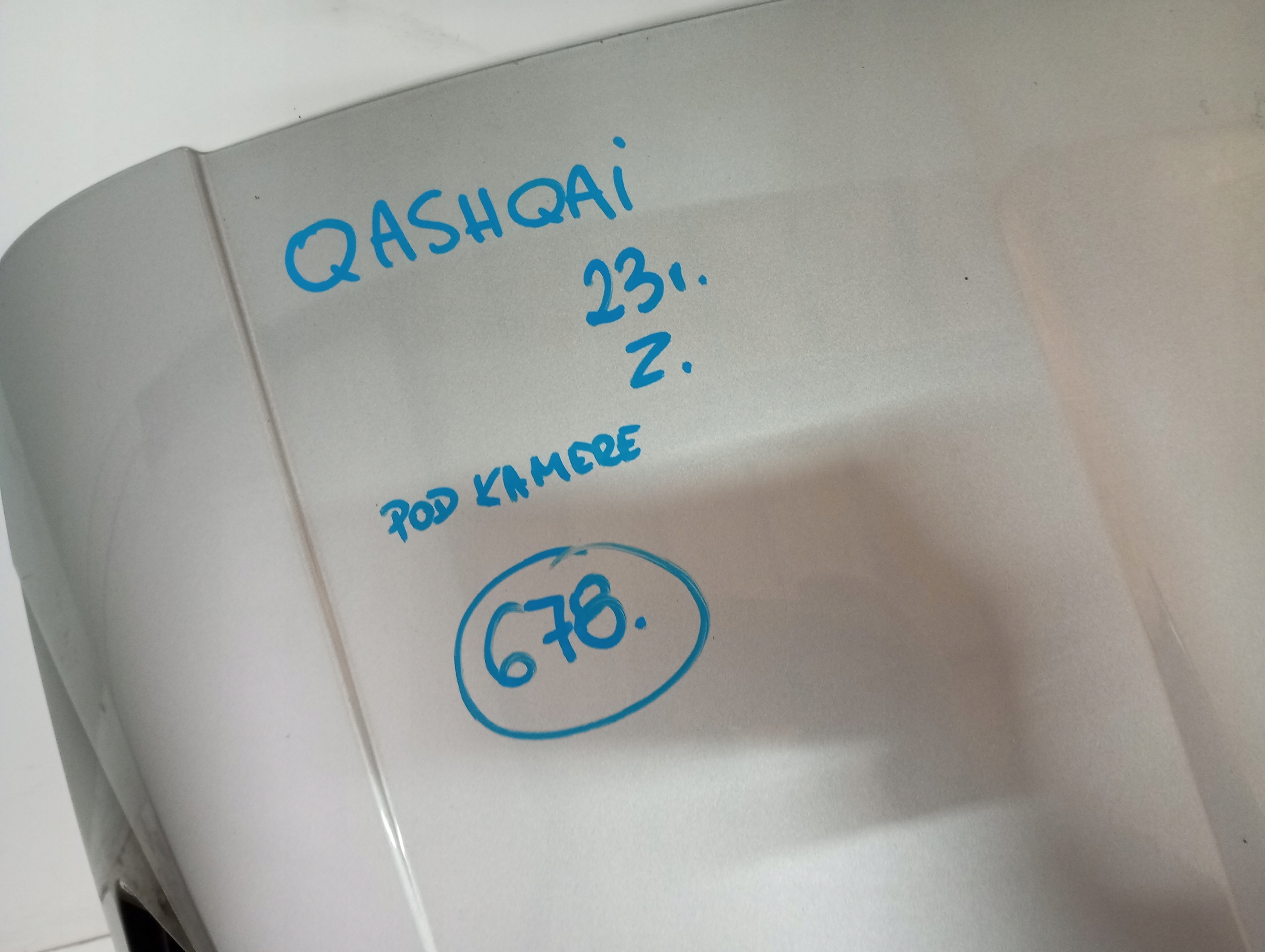boot doors NISSAN QASHQAI III below KAMERE 23R