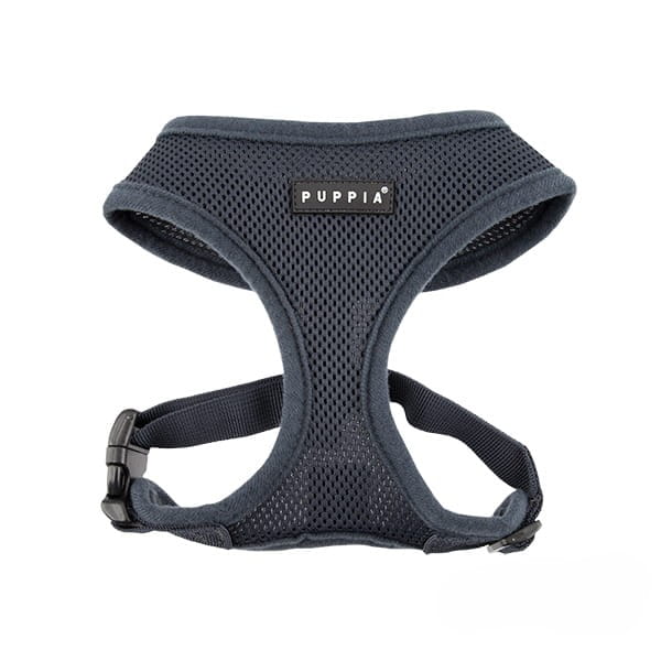 Levně Postroj pro psa nebo kočku Puppia soft grafitový velikost: Xs
