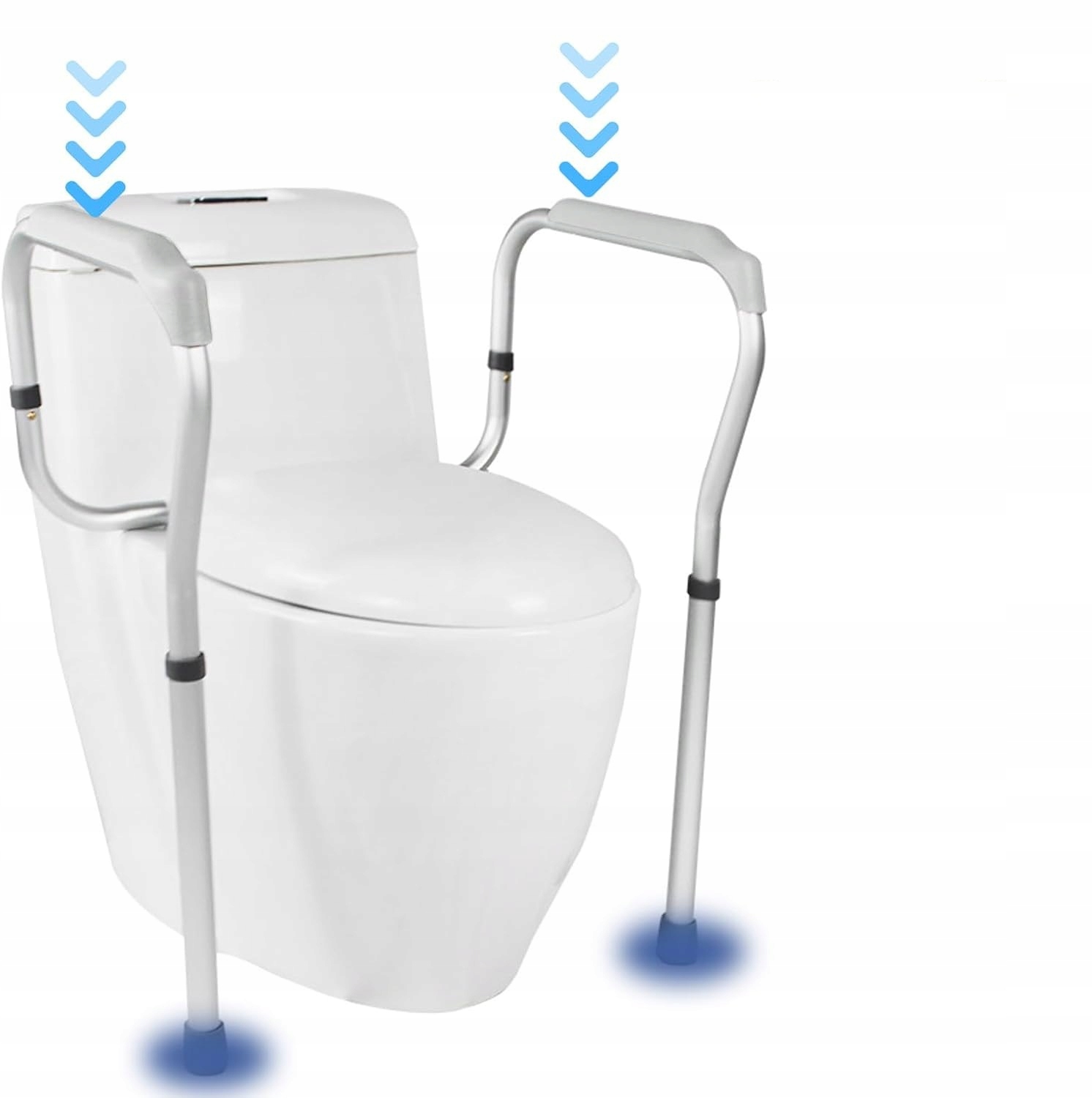 Uchwyt podłogowy toaletowy dla seniorów z podłokietnikami Kamanan 15