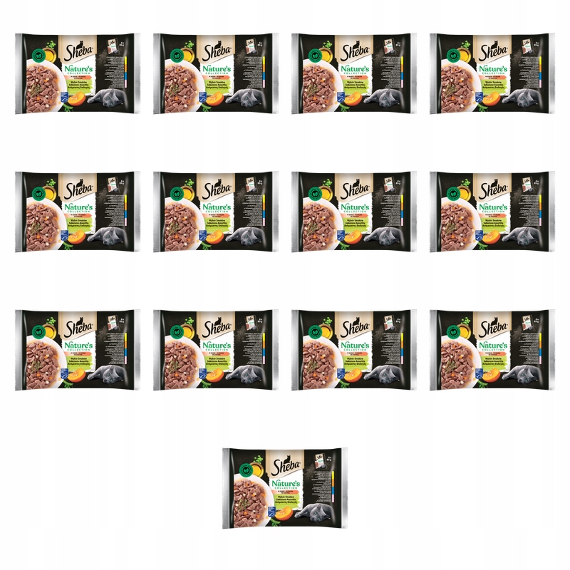 Sheba Nature's Collection Výběr příchutí v omáčce 340 g (4x85 g) X13