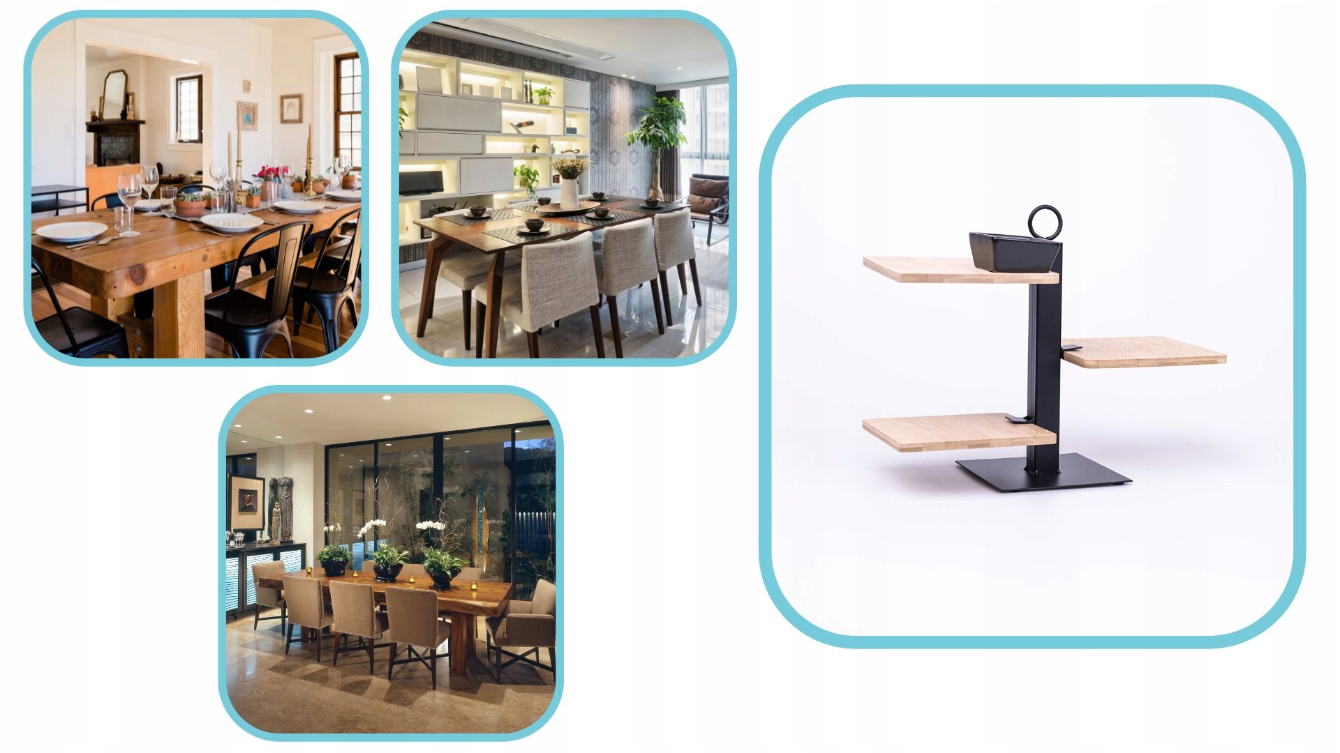 Patera 3 - piętrowa na przekąski Marka EH Excellent Houseware