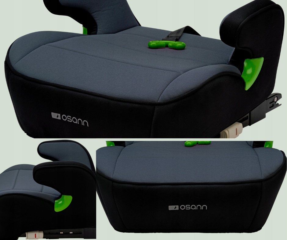 Podstawka Osann Junior Isofix i-Size Gurtfix-Nero Sposób montażu ISOFIX samochodowy pas bezpieczeństwa
