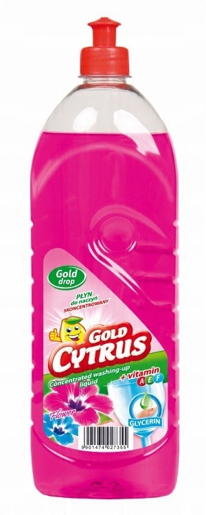 

Płyn do mycia naczyń Gold Drop Cytrus, Kwiaty 1l