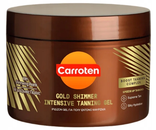 Żel przyśpieszający opalanie Carroten Gold Shimmer Tanning Gel